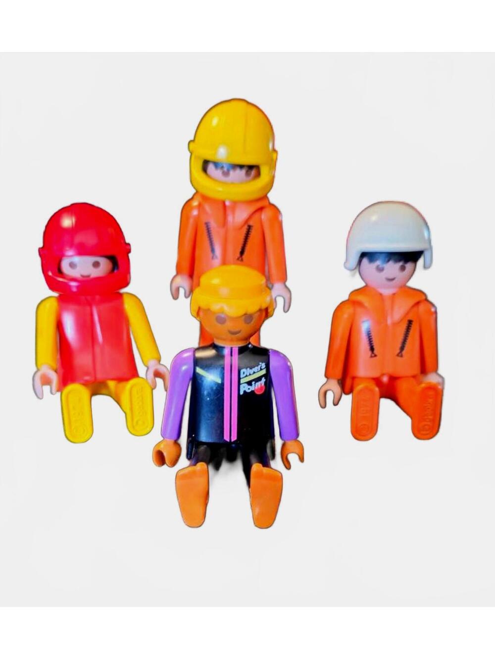 PLAYMOBILE 1974 Geobra Flexible Kids Set Of 4